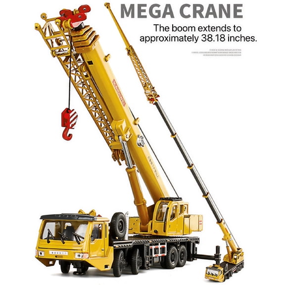 BESTSKY Crane Truck Construction Vehicles Toys 1:55 Scale for Children Kids