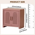thumbnail image 4 of BELOVING Armoire de Rangement Mini pour Maison de Poupée 1:12 Accessoire Photo pour Chambre Cuisine Rose, 4 of 5