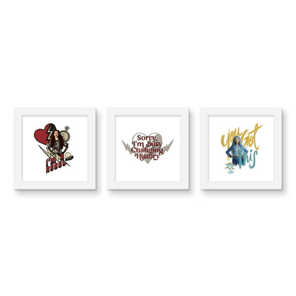 Gallery Pops Disney Descendants: The Rise of Red - Changing History Wall Art Bundle (3-Pack)