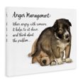thumbnail image 2 of Stupell Industries Eclectic Anger Management Advice Puppy Canvas Art, 20 x 16, by Ziwei Li, 2 of 7