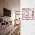 thumbnail image 5 of Yayeee Rocker Switch Wall Plate 2-Gang 4.7"x4.6" Home Decorative Outlet Cover, Pink Cartoon Halloween, 5 of 6