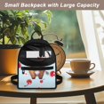 thumbnail image 5 of HELLHERO Cute Highland Cow Design Small Backpack for Hiking Daily, Lightweight Lunch Bag for Women Polyester Zipper Closure Mini Backpack, 5 of 8