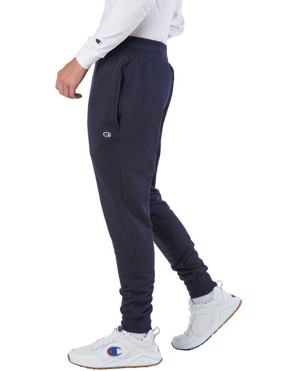 Champion Elasticated Cuffs Reverse Weave Jogger Light Grey 216540EM004