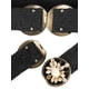 thumbnail image 2 of Cinturones elásticos anchos para mujeres INSPIRE CHIC, cinturones trenzados para vestido con hebilla negra, 2 of 5