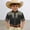 Black4, variant on Big Boys T-shirt Short Sleeve Collared Tops Button Up Cowboy Style Cute Style Stretchy Tee Tops School Daily Wear Summer Fall Casual Blouses,Brown,14-15 Years