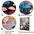 thumbnail image 3 of Designart "Spectrum Of Umbrellas IV" Sky Wall Art Prints, 3 of 7
