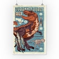 thumbnail image 2 of Tyrannosaurus, Dinosaur Infographic, Distressed Version (12x18 Wall Art Poster, Room Decor), 2 of 3