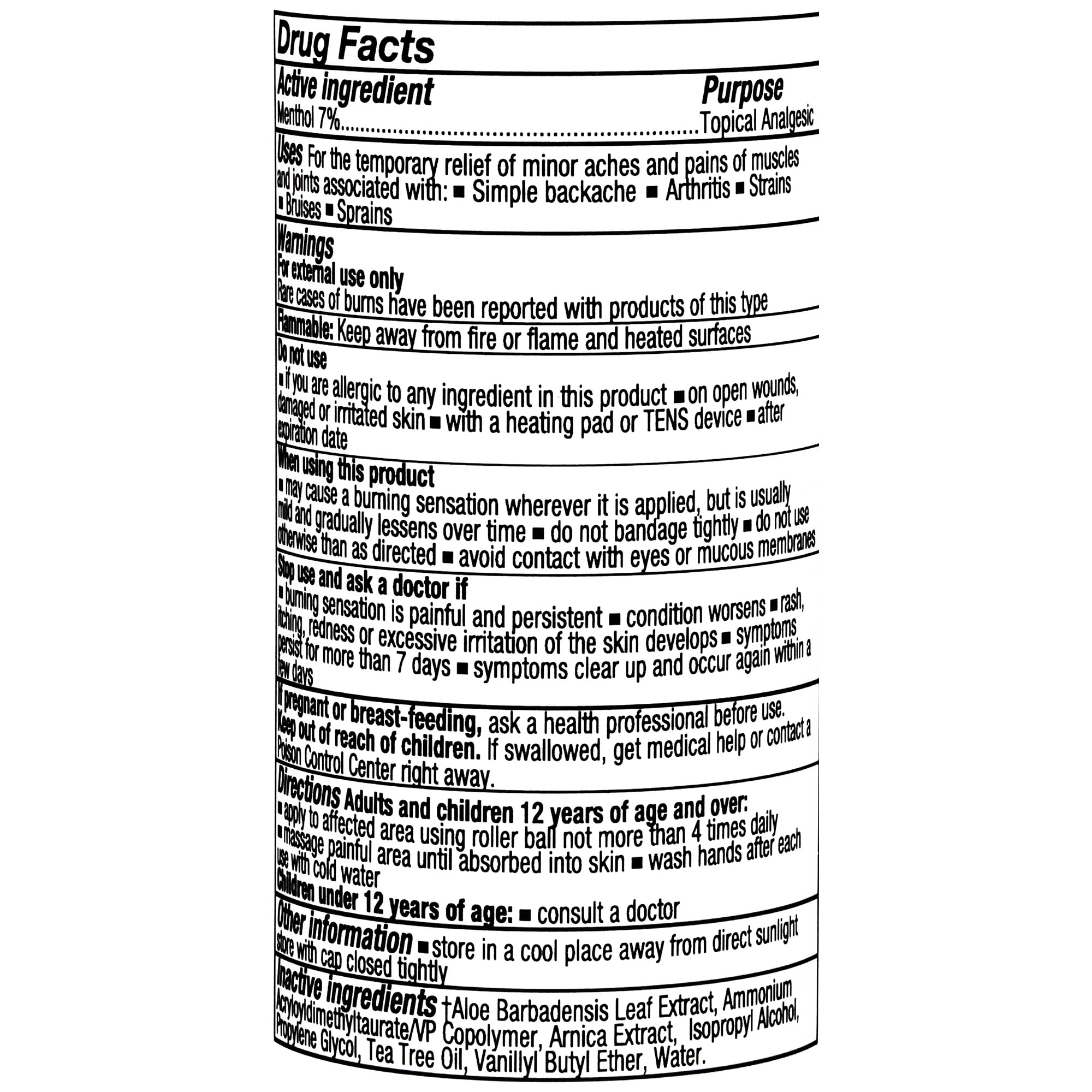 Zim’s Max-Freeze PRO Extra Strength Pain Relief Cooling Roll-on, 3 oz