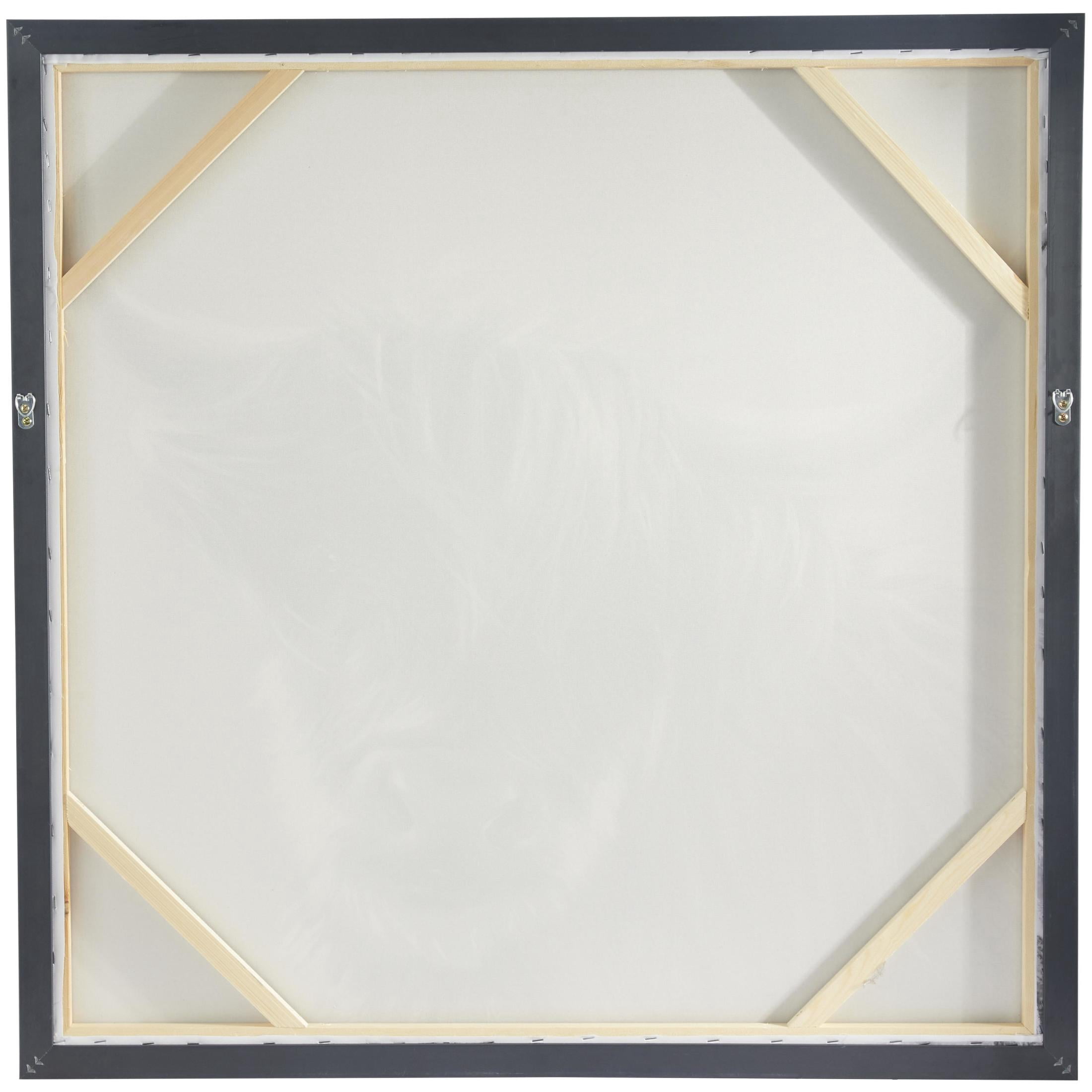 37" x 37" Shaded Bull Framed Wall Art with Black Frame, by DecMode