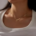 thumbnail image 3 of Cross Necklace for Women, Dainty 14K Gold Silver Plated Cross Choker Christian Necklace Religious Faith Jewelry, 3 of 6