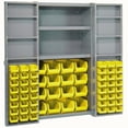 thumbnail image 2 of Global Industrial Bin Cabinet with 68 Yellow Bins, 38x24x72, Assembled, 2 of 6