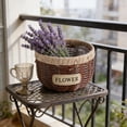 thumbnail image 6 of Hand Woven Rattan Planter Basket | Rustic Decorative Flower Pot for Succulents, Orchids & Greenery | Home & Garden Tabletop Decor | 15x10 cm, 6 of 6