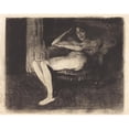 thumbnail image 3 of Albert Besnard 14x12 Black Modern Framed Museum Art Print Titled - Fantasy Intimacy (Intimate Fairyland) (1901), 3 of 5