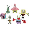 thumbnail image 1 of Spongebob Soft Stuffed Plush Toy Dolls 6pc/lot, 1 of 2