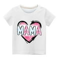 thumbnail image 3 of ibuvkizy Baby Girl Clothes Graphic Round Neck Crop Top Girls Short-Sleeve T-Shirt Tops, 3 of 3