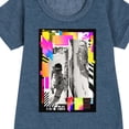 thumbnail image 3 of MTV Moon Person - Geo Collage - Toddler And Youth Girls Fleece Dress, 3 of 5