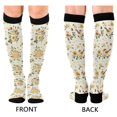 thumbnail image 4 of FORMRS Womens Knee High Socks Casual Long Thick Travel Daily Wear, 1 Pair, Birds Sunflowers, 4 of 6