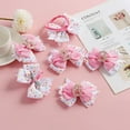 thumbnail image 5 of 2Pcs Birthday Hair Bow for Baby Girls 2 3 4 5 6 7 Years Sprinkle Decorations Confetti Ice Cream Party Pink Pigtail Hair Accessories for Two 2nd Second Birthday, 5 of 6