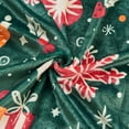 thumbnail image 4 of Cozy Christmas Blanket 0 GSM Flannel Queen Size for Home Decoration Ultra Soft Christmas Lights Queen 50"x60", 4 of 8