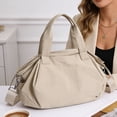 thumbnail image 4 of Canvas Tote Bag Women's Shoulder Crossbody Bag Drawstring Closure 38x23x18 cm Casual Handbag, 4 of 6