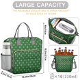 thumbnail image 5 of Green Christmas Snowflake Pattern Womens Lunch Box for Work,Insulated Large Lunch Bag for Tween and Teen,Loncheras Para Mujer,Leakproof Adult Lunch Bag for Work,Beach,Travel,Picnic,Camping, 5 of 7