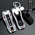 thumbnail image 1 of Car Key Fob Cover Case Protector Zinc Alloy Silicone Car Key Case Cover For Porsche Cayenne Panamera Cayman 911, 1 of 12