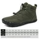 thumbnail image 3 of Zapatos Hombre Senderismo Botas de Nieve Antideslizantes Más Forro para Clima Frío( 46) Verde Ejército Verde Likrtyny Tenis De Mujer Tenis De Hombre, 3 of 8