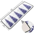 thumbnail image 2 of SKYSONIC 2X6 Feet Purple Christmas Tree Runner Rug with Rubber Backing, Watercolor Non Slip Entryway Rug Runner Washable Soft Area Rug Carpet for Hallway Bedroom Kitchen Decor, 2 of 6