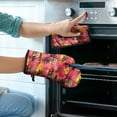thumbnail image 2 of Golden Retriever Hawaiian Kitchen Oven Mitt and Pot Holder Sets 4 Pcs for Baking, Cooking and Grilling, Heat Resistant Up To 392 °F, 2 of 7