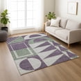 thumbnail image 6 of Addison Rugs Chantille Indoor/Outdoor Transitional Geometric Plum Machine Washable Rectangle Rug, 8' x 10', 6 of 8