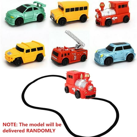 Kadell 1PC Mini Sorcery Pen Inductive Car children's Train Tank Toy Car Draw Lines with Marker Pen For Kids Best