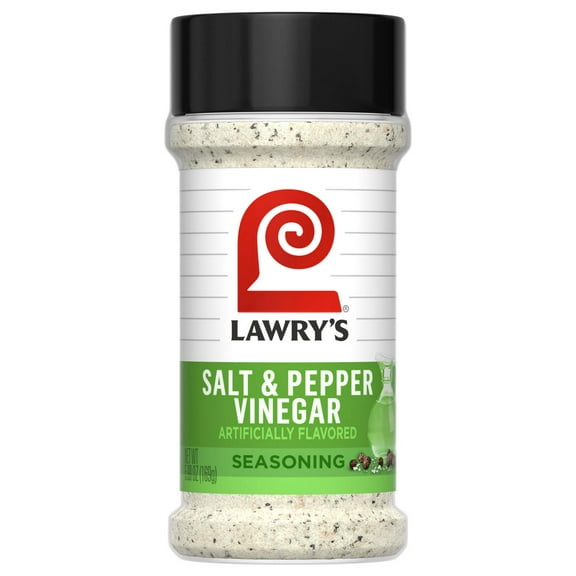 2 Pack Lawry's Salt & Pepper Vinegar Artificially Flavored Seasoning