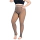 thumbnail image 5 of Calcetines de 2 piezas de talla grande para mujer, de moda, falsos, translúcidos, para mantener el calor, de forro polar sólido, para mujer, 5 of 7