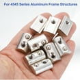 thumbnail image 4 of M5 Demi-Rond Rouleau en Ressort Écrous en T Série 4545 Acier au Carbone Fente en T Écrous à Ressort Argent, 12 Pcs, 4 of 7