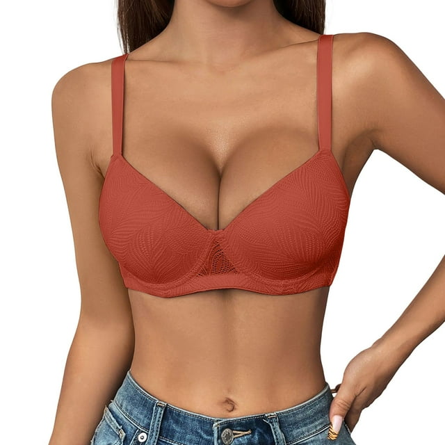 Womens Bralette Cut Underwire Demi Bralettes Full Coverage Smooth Comfortable Bra