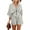 Grey, variant on utcoco Women's Half Sleeve Striped Jumpsuits Casual Rompers
