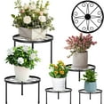 thumbnail image 3 of Piquets de Support pour Plantes en Métal Blancs, 5 Pcs, Piquets de Jardin Robustes pour Fleurs en Pot et Tomates, Piquets pour Plantes d'Extérieur Résistants à la Rouille, 3 of 6