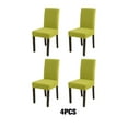 thumbnail image 1 of Becaristey 1/2/3 4pcs Wide Application Chair Cover - Dustproof Breathable And Durable Easy Emerald green yellow 1 Pc, 1 of 6