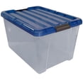 thumbnail image 1 of Caja Orgánica VentDepot BoxPlus 1 Pza 42kg 58x55x40cm Apilable Polietileno Transparente/Azul, 1 of 1