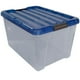 thumbnail image 1 of Contenedor de Distribución VentDepot BoxPlus 10 Pzas 42kg 58x55x40cm Apilable Polietileno Transparente/Azul, 1 of 1