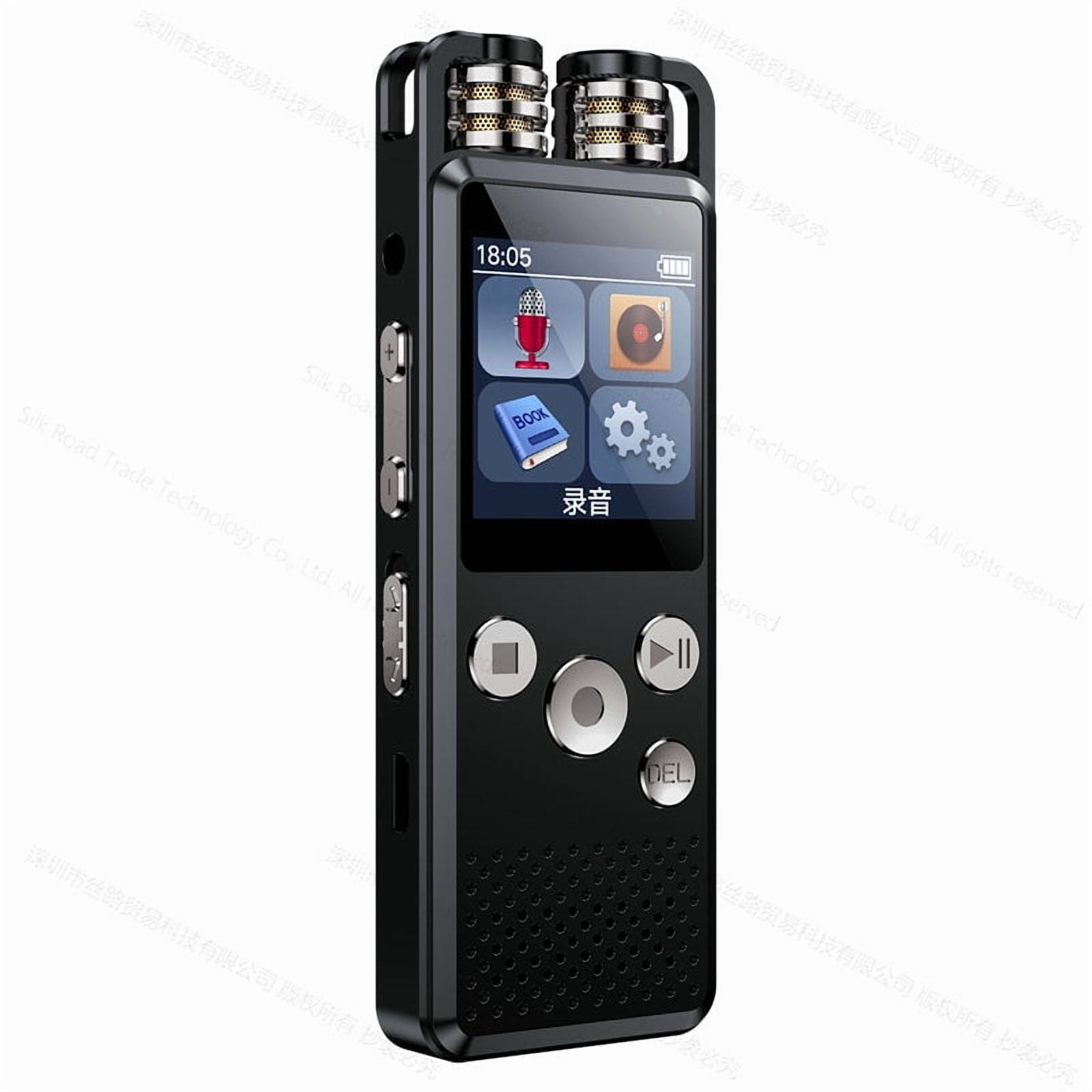 KP666 Professional Voice-Activated Mini Digital Clear Sound Recorder Pen PCM 1536KBPS Stereo Recording Dual Microphones Denoise Lecture Meeting Dictaphone