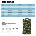 thumbnail image 6 of Fotbe Men's Light Green Excavator Print Men's Sleeveless Muscle Tank Tops Casual T-Shirts for Gym Workout Beach-XX-Large, 6 of 8