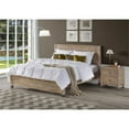thumbnail image 4 of Camaflexi Baja Platform Bed, Solid Wooden Bed Frame, King, Barnwood Finish, 4 of 5