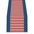 thumbnail image 2 of Clearance!Veeogra Table Runner,Independence Day,July 4th Dining Path American Flag Stripes Patriotism Memorial Day Independence Day Retro Kitchen Restaurant Home Party Supplies,Table Cloth, 2 of 9