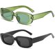 thumbnail image 1 of Gafas de sol rectangulares negras y verdes para mujeres y hombres, gafas de sol modernas de estilo retro con protección UV 400 y marco cuadrado, 1 of 5