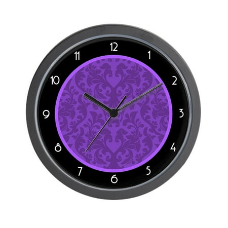 CafePress Black Purple Damask Elegant Unique 