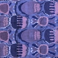 thumbnail image 1 of Ahgly Company Indoor Square Abstract Blue Modern Area Rugs, 4' Square, 1 of 4