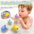 thumbnail image 2 of Bubble Blowing Whale Baby Squirt Toy For Bath Time, 2 of 8