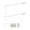 30cm white, variant on Lerpwige 2 Pack Heavy Duty Wall Mounted Double Hook Brackets for Closet Storage & Space Saving