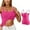 a-Hot Pink437102, variant on Womens Solid Color Adjustable Spaghetti Strap Cami Top Slim Fit Built In Bra Casual Top For Summer Beach Party Daily Wear Pink